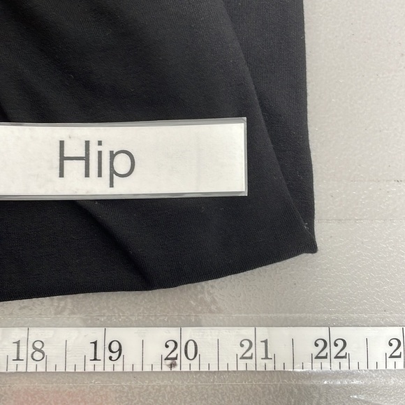 Trussardi Jeans NWT Midi Dress Long Sleeve Rectangle Neck Black Size X Large XL - Picture 14 of 16